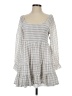 Arula Checkered-gingham Gray Tan Casual Dress Size XXS (estimated) - photo 1