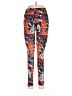 Lularoe Print Orange Active Pants One size - photo 2