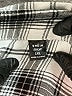 Shein Curve 100% Polyester Plaid Silver 3/4 Sleeve Blouse Size 14 Plus (1) - photo 7