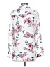 Acevog 100% Polyester Floral White Long Sleeve Blouse Size S - photo 2