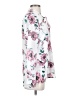 Acevog 100% Polyester Floral White Long Sleeve Blouse Size S - photo 4