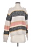 Skies Are Blue Stripes Gray Pullover Sweater Size S - photo 1