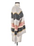 Skies Are Blue Stripes Gray Pullover Sweater Size S - photo 4