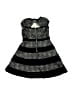 Little Angels 100% Polyester Argyle Black Dress Size 6 - photo 2