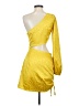 Runaway Yellow Cocktail Dress Size S - photo 2