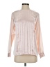 Michelle Stuart 100% Polyester Pink Long Sleeve Blouse Size 4 - photo 1