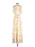 Privacy Please 100% Polyester Floral Ivory Casual Dress Size M (estimated) - photo 2