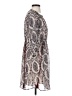 Floreat 100% Polyester Paisley Gray Casual Dress Size XS - photo 4