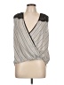 Renee C. Silver Sleeveless Blouse Size L - photo 1