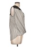 Renee C. Silver Sleeveless Blouse Size L - photo 4
