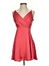 Express 100% Polyester Solid Red Cocktail Dress Size XS - photo 1