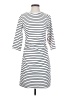 Haute Monde Stripes White Casual Dress Size S - photo 1