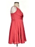 Express 100% Polyester Solid Red Cocktail Dress Size XS - photo 4