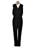 Ann Taylor LOFT Outlet 100% Polyester Solid Black Jumpsuit Size XS - photo 2