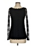Tart 100% Nylon Black Long Sleeve Top Size XS - photo 1