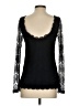 Tart 100% Nylon Black Long Sleeve Top Size XS - photo 2