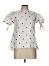 Noble Polka Dots Ivory Short Sleeve Blouse Size 31 waist - photo 1