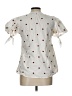 Noble Polka Dots Ivory Short Sleeve Blouse Size 31 waist - photo 2