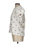 Noble Polka Dots Ivory Short Sleeve Blouse Size 31 waist - photo 5