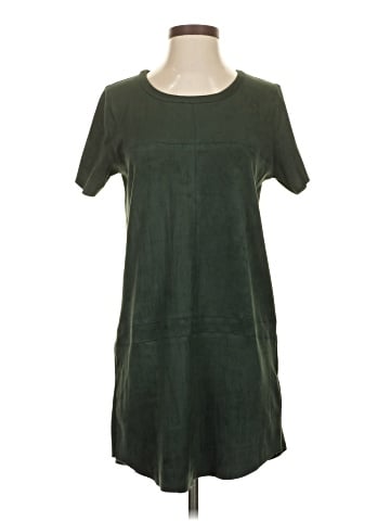 Olivaceous Casual Dress (view 1)