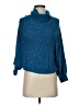 Free People Blue Turtleneck Sweater Size S - photo 1