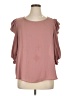 Shein Curve 100% Polyester Pink 3/4 Sleeve Blouse Size 1X - photo 1