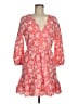 Milly 100% Cotton Paisley Orange Casual Dress Size 8 - photo 1