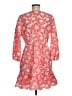Milly 100% Cotton Paisley Orange Casual Dress Size 8 - photo 2