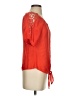 By & By Orange Short Sleeve Blouse Size S - photo 4