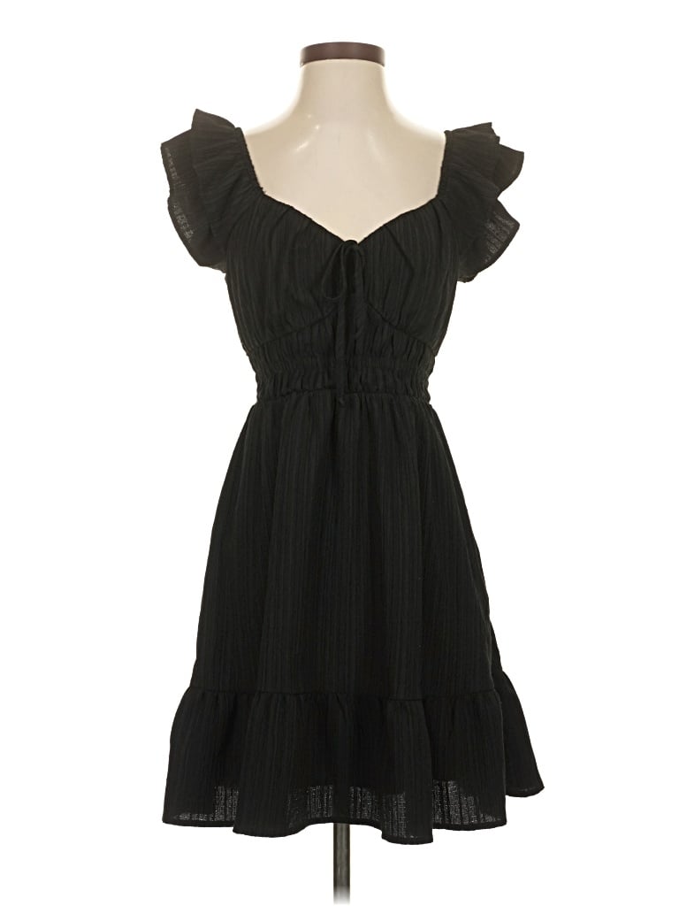 Pre-owned Rewind Casual Dress In Black