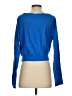 Athleta 100% Cotton Blue Sweatshirt Size XXS - photo 2