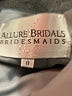 Allure Bridals 100% Polyester Metallic Silver Cocktail Dress Size 8 - photo 3