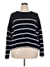 Gap 100% Cotton Stripes Black Pullover Sweater Size XXL - photo 1