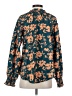 Umgee 100% Polyester Floral Teal Long Sleeve Blouse Size S - photo 2