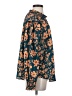 Umgee 100% Polyester Floral Teal Long Sleeve Blouse Size S - photo 4