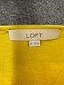 Ann Taylor LOFT Yellow Short Sleeve Blouse Size XS - photo 7