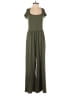 Cider Solid Green Jumpsuit Size S - photo 1