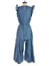 Hutch Solid Blue Jumpsuit Size S - photo 2