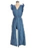 Hutch Solid Blue Jumpsuit Size S - photo 1