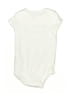 Stella McCartney 100% Cotton Solid Ivory Short Sleeve Onesie 6-9 MO / 9 MO - photo 1
