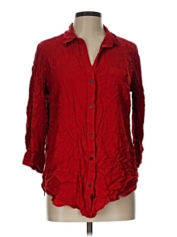 Caffé Marrakesh 3/4 Sleeve Button-Down Shirt (view 1)