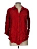 Caffé Marrakesh Red 3/4 Sleeve Button-Down Shirt Size L - photo 1