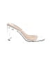 XOXO White Silver Sandals Size 7 1/2 - photo 1