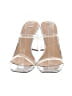 XOXO White Silver Sandals Size 7 1/2 - photo 2