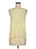 Ginger G. 100% Polyester Yellow Sleeveless Blouse Size M - photo 1