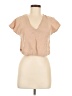 Rhythm. Tan Short Sleeve Top Size M - photo 1
