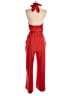 Sofia Jeans by Sofia Vergara Solid Red Jumpsuit Size S - photo 2