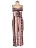 Lily Rose 100% Rayon Paisley Pink Jumpsuit Size S - photo 1
