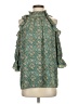 Max Edition 100% Polyester Green 3/4 Sleeve Blouse Size S - photo 1