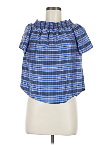 J.Crew Collection Short Sleeve Blouse (view 1)